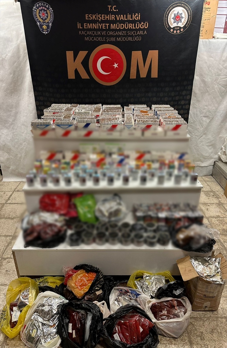 Eskişehir'de kaçak tütün operasyonunda 1 şüpheli yakalandı